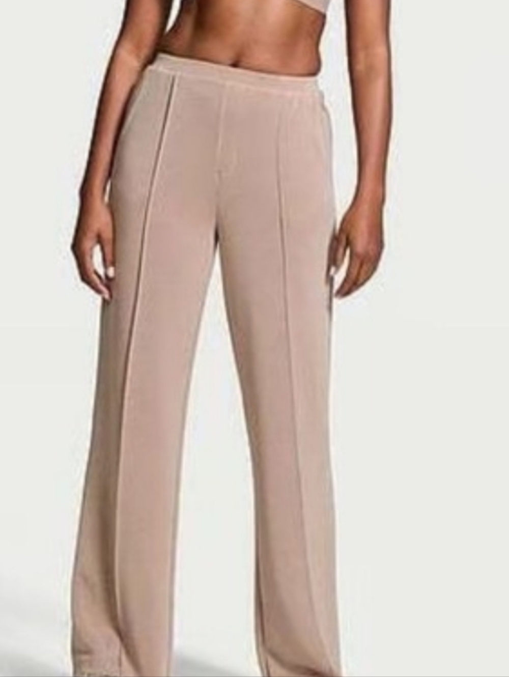 Victoria's Secret Vsx Featherweight Knit Tailored Wide-Leg Pants
